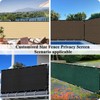 Cisvio 4'X14' Custom Size Privacy Fence Screen 90% Blockage Fence