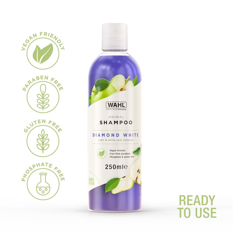WAHL Diamond White Shampoo, Dog Shampoo, Shampoo for Pets, Natural