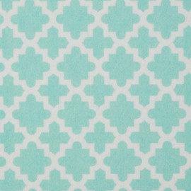 DII Fridge Liner Collection Non-Adhesive, Cut to Fit, 12x24, Aqua Lattice, 6 Piece