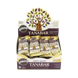 Vermont Nut Free Chocolates Chewy Granola TANABAR (Sweet Raisin) 2.1 Ounce Bars, 12 Count, Nut-Free, Egg-Free, Kosher