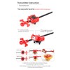 12 Pcs Battling Top Gyros Turbos Set, Spinning Top 4D