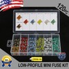 225FWY New 120pc Low Profile Mini Fuse Assortment Auto Car Motorcycle SUV fuses Kit US