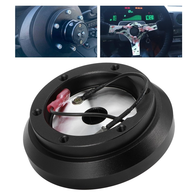 Steering Wheel Quick Release Hub Adapter 6 Holes Fit for