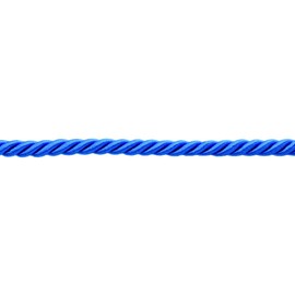3/8" (1cm) Decorative Twisted 3-ply Rope Cord Trim (Style# 0038NL) Persian Blue #I6 (Royal Cobalt Blue) Sold by The Yard (36"/3 ft/0.9m)