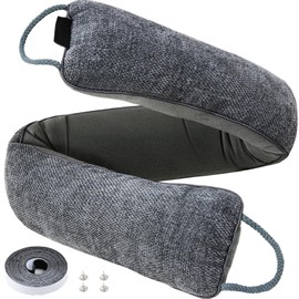 Weighted Door Draft Stopper Under Door Noise Blocker Front Door Insulation Door Draft Guard Weatherproof Strip Energy Efficient Door Accessory (Grey, 36inch)