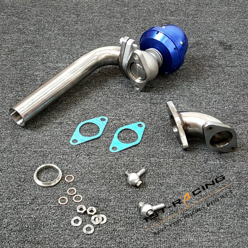 1st-racing FOR Tial 35mm 38mm Turbo External wastegate+Outl