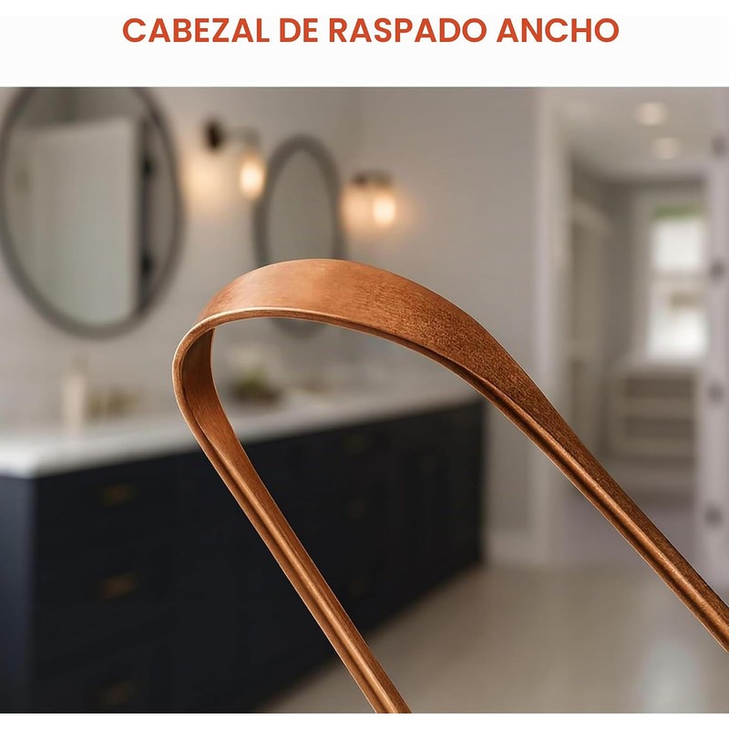 Raspador de Lengua de Cobre - Paquete de 2 Limpiadores