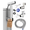 Rionox Bidet Sprayer - Adjustable Water Pressure Jet for Toilet,