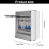 Surface-Mounted Fuse Box, IP65 Waterproof Surface-Mounted Distribution Box, Small Distribution