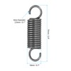 PATIKIL 1 Piece Extension Spring Wire Diameter 0.1" OD 0.7"