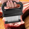 HAOHIZE Meat Tenderiser, 48 Sharp Stainless Steel Needle Blades, Heavy