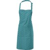 REDBEST Apron Dots 100% Cotton Petrol Size 75 x 90