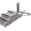 40PCS Perm Rods For Short Hair Grey Small Perm Rods