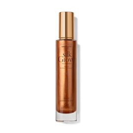 Absolute New York - Silk Glow Shimmer Mist Glow, Radiant, Shimmer Body & Face & Hair, Shea Butter, Coconut Oil, Vitamin E (SBGS06 True Bronze Oil Gel,