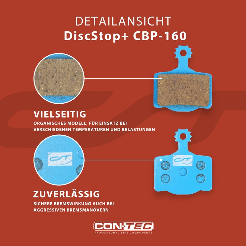 Contec Disc Brake Pad DiscStop+ Magura MT2/4/6/8 4250311373041 Bicycle