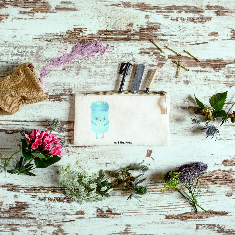 Mr. & Mrs. Panda M Make-Up Bag BestFriends-Salt, White, Hand