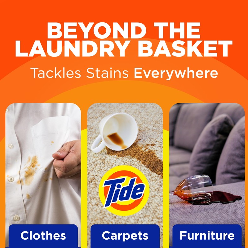 Tide Laundry Stain Remover Spray with Oxi, Travel Stain Remover