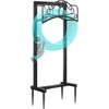 Shomextol Garden Hose Holder -Upgraded Hose Holder Holds,Freestanding Heavy Duty