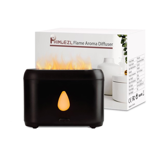 Flame Diffuser for Essential Oils, 200ml Ultrasonic Aroma Diffusers with