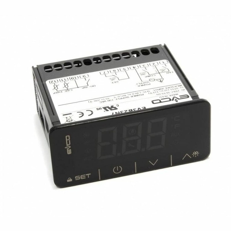 DIGITAL THERMOSTAT EVERY CONTROL REFRIGERATOR EVCO FREEZER EV3B23N7 230V
