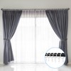 Curtain Rings, 24pcs Metal Rings with 24pcs Plastic Hooks, Drape