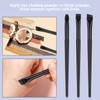 3Pcs Eyeliner Brush Kit, Professional Eyebrow Brush Flat & Fine