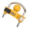 Trailer Coupler Lock Universal Hitch Lock U Shaped Combination Lock