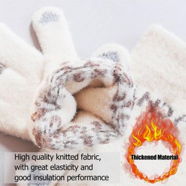 Winter Touchscreen Gloves Women, Knitted Gloves Women, Knitted Gloves Women, Warm Knitted Gloves, Winter Gloves, Winter Gloves, Knitted Warm Gloves, Christmas Gifts, A, White
