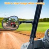JHD-TOGO for Polaris Ranger Rear View Mirror Ultra Clear, Compatible