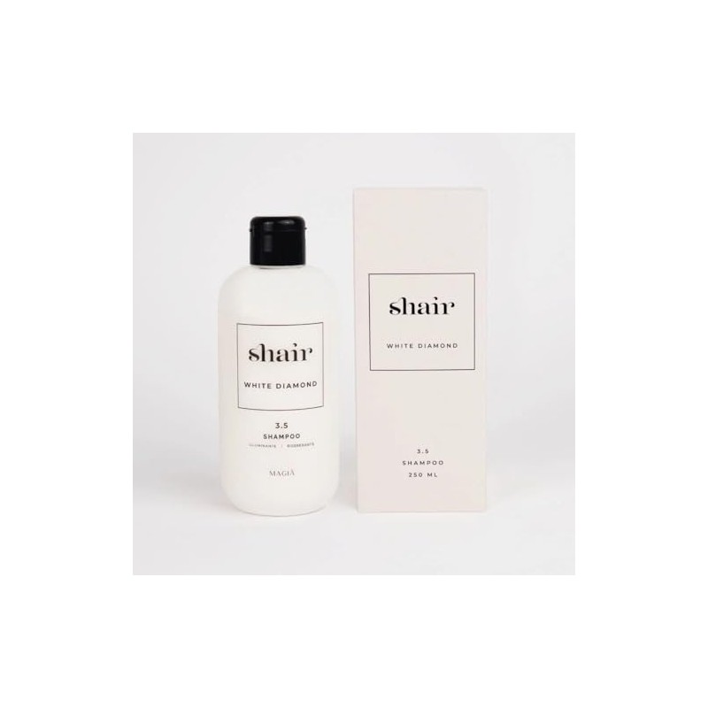 Shair White Diamond Shampoo - Physiological, Softening, Brightening and Cleansing