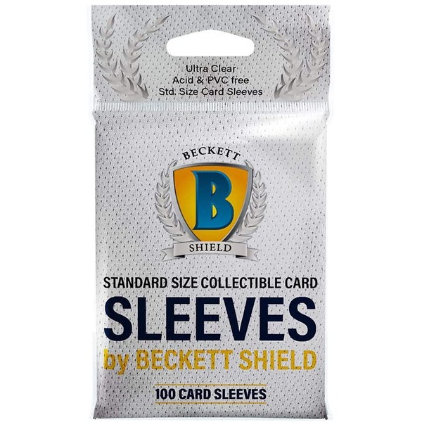 Beckett Shield Clear Soft Card Sleeves - Individual Pack