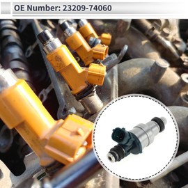 RATCHROLL Fuel Injector for Toyota Camry 2.0 1988-1991 Flow Match Fuel Nozzle No.23209-74060 4 Pcs Replacement Car Parts