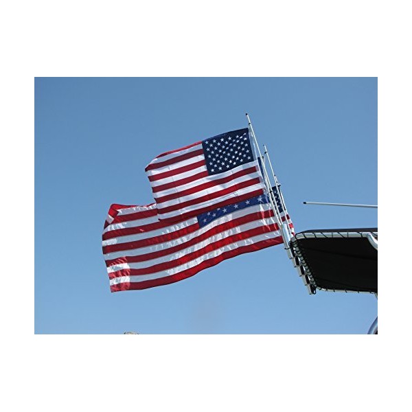 The Original Rod Holder Boat Flag Pole - No Flag