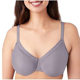 Wacoal Women's Plus Size Perfect Primer Underwire Bra, Minimal Gray, 38C