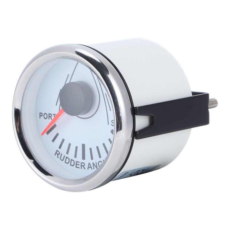 52mm Universal Boat Rudder Angle Indicator 0-190ohm Signal with Rudder