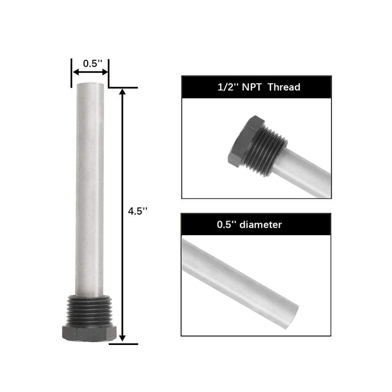 RV Water Heater Magnesium Anode Rod for Atwood Heaters, Dele