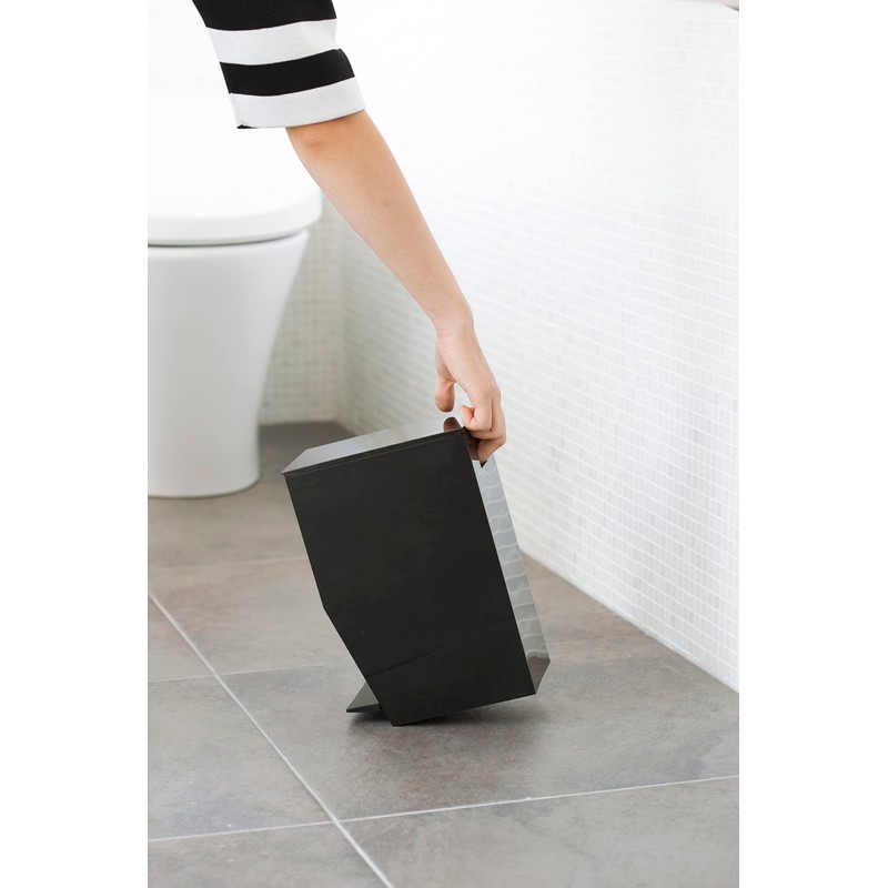 Sanitary Pedal Bin Tower Black
