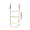 Boat Rope Ladder 4 Steps Foldable Portable Rope Boarding Ladder