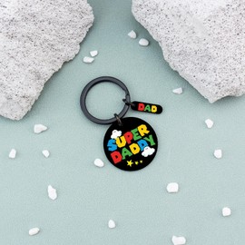 AOBIURV Stocking Stuffers For Dad Keychian Gifts Christmas Gifts From Daughter Son Fathers Day From Wife Cool Gifts For Dad From Daughter Son Father’s Day Presents Keyring