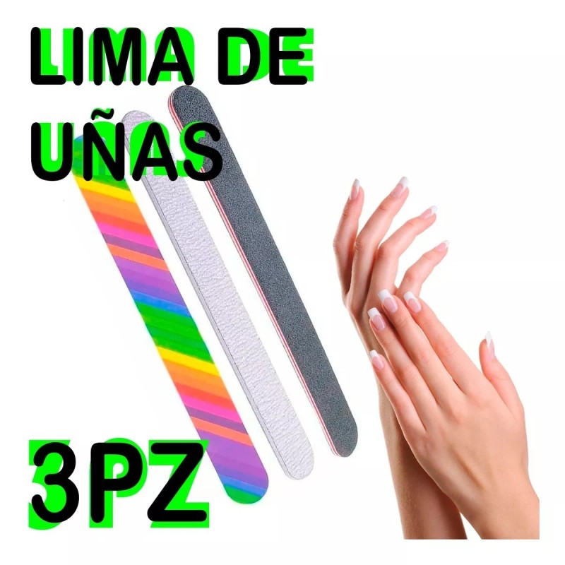 Mafab Herramientas Uñas De Limas Pedicura Arte Manicura 3pz
