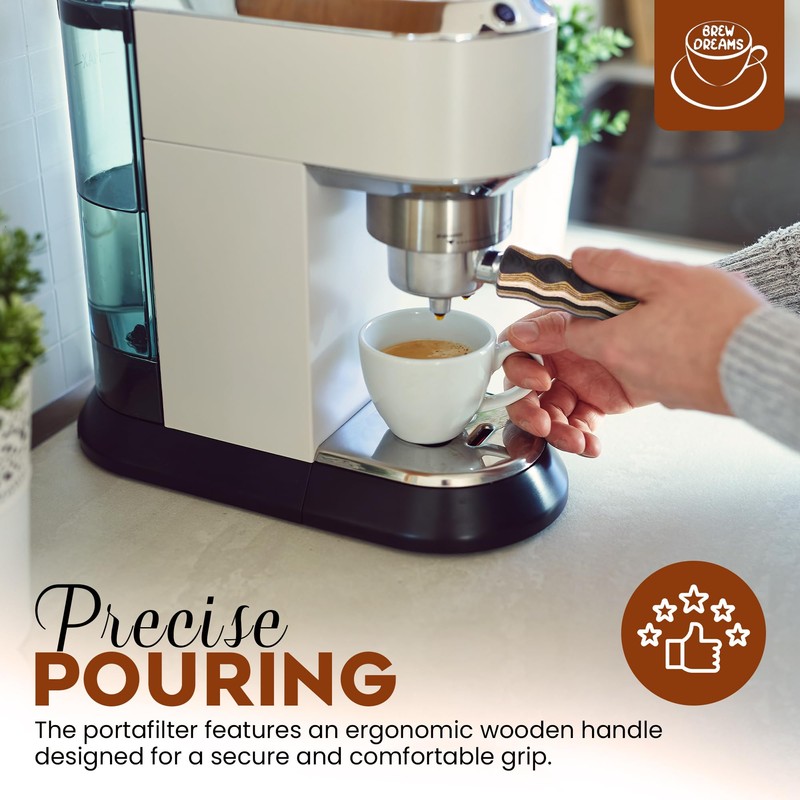 Generic Brew Dreams 54mm Bottomless Portafilter with 2 Ears -