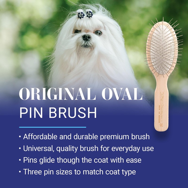 Chris Christensen 35 mm Oval Pin Dog Brush, Original Series,