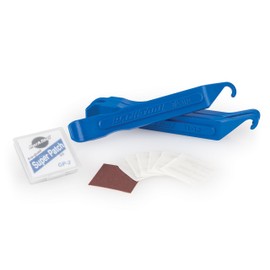 PARKTOOL TR-1 Tube Repair Kit, Puncture Repair Kit, Includes 3 Tire Levers and 6 Patches