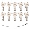 10Pcs Ignition Keys Replacement A126 for Linear, Pride, GoGo, Elite,