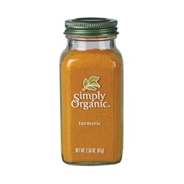 Simply Organic Ground Turmeric Root, Certified Organic | 2.38 oz | Pack of 2 | Curcuma longa L.