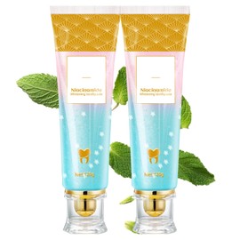 2PCS Niacinamide Whitening Toothpaste, Nicotinamide Dazzling White Toothpastes, Protects Enamel, Fresh Breath, Remove Tooth Stains