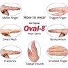 3-Point Products Oval-8 Finger Splint - Size 4
