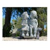 Lily’s Home First Kiss Resin Garden Statue, Little Girl and