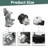 Hoypeyfiy 1K0905851B Ignition Switch Lock Cylinder Kit Replacement for Seat