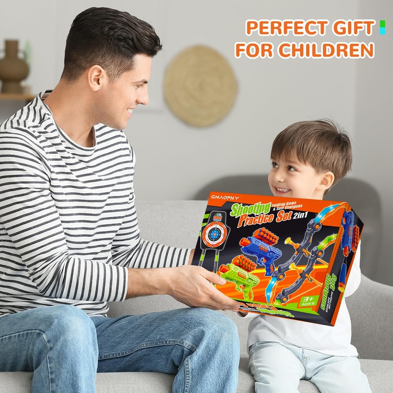 GMAOPHY 2 Pack Bow and Arrow Toy for 5 6